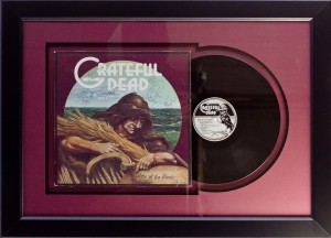 Custom framed Grateful Dead album