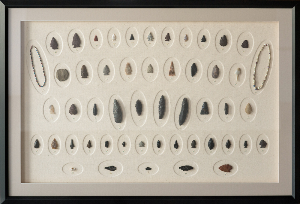 Read more about the article Custom Framed Arrowhead Shadow Box