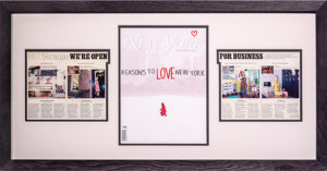 Framed New York Magazine article