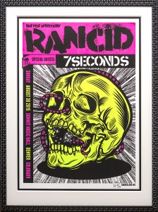 CustomFramedRancidPoster